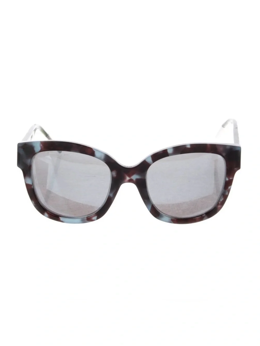 🌈 Christian Dior Blue Tortoiseshell & Green Cannage Sunglasses